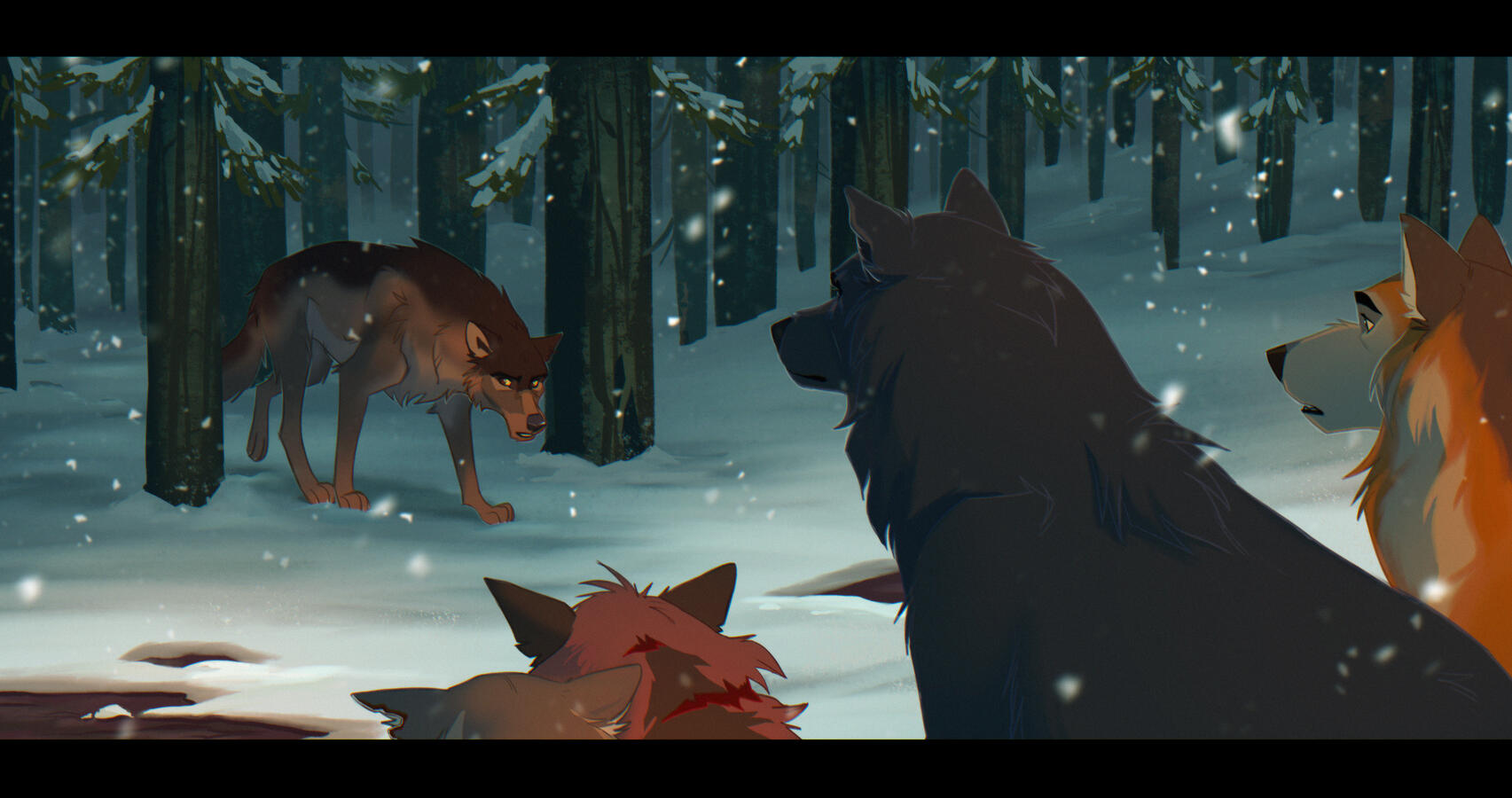 Client Piece - A Dire’s Tale Illustration